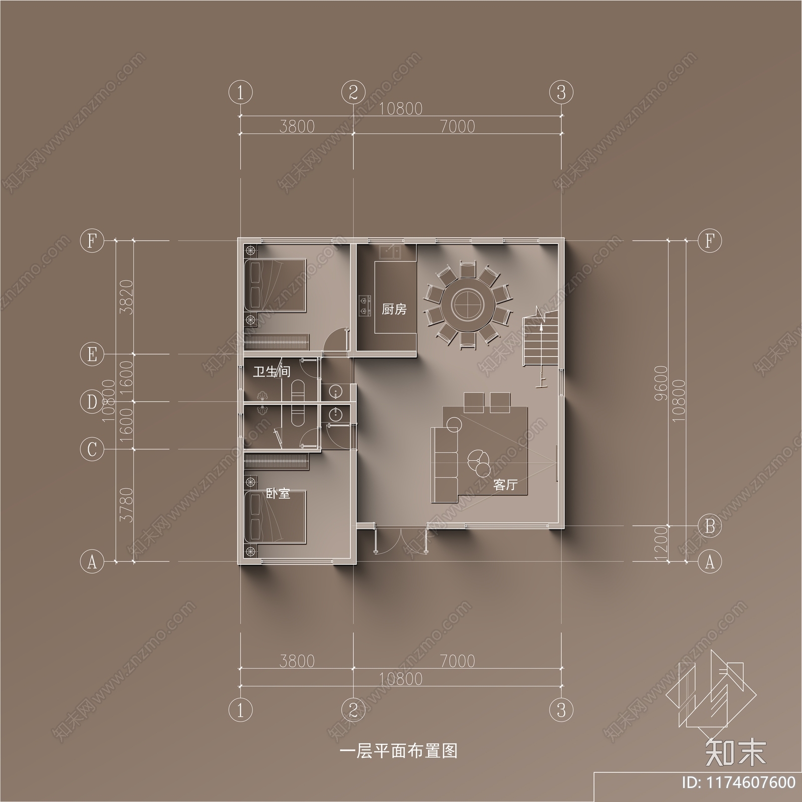 建筑平面图施工图下载【ID:1174607600】