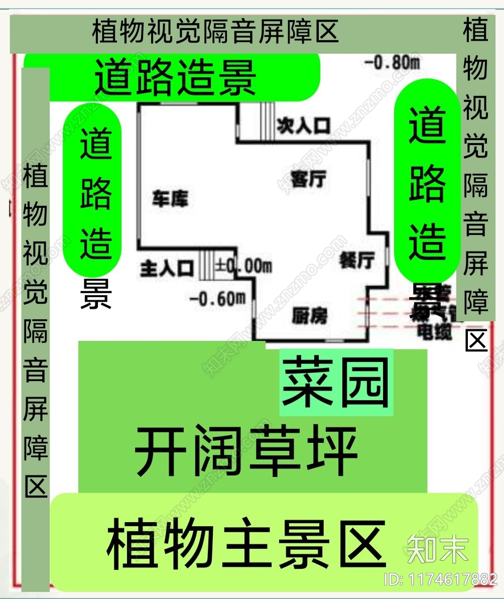 景观平面图cad施工图下载【ID:1174617882】