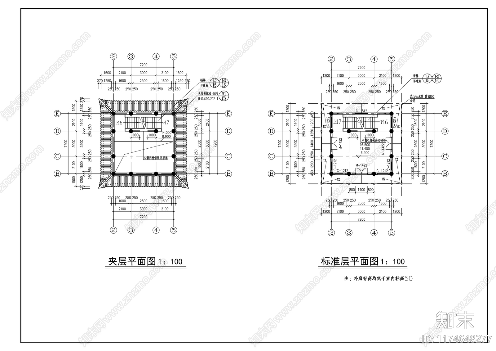 中式古建cad施工图下载【ID:1174648277】