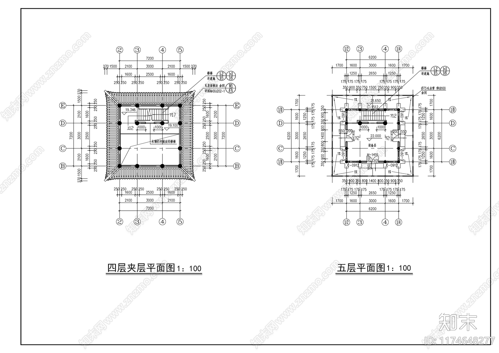 中式古建cad施工图下载【ID:1174648277】