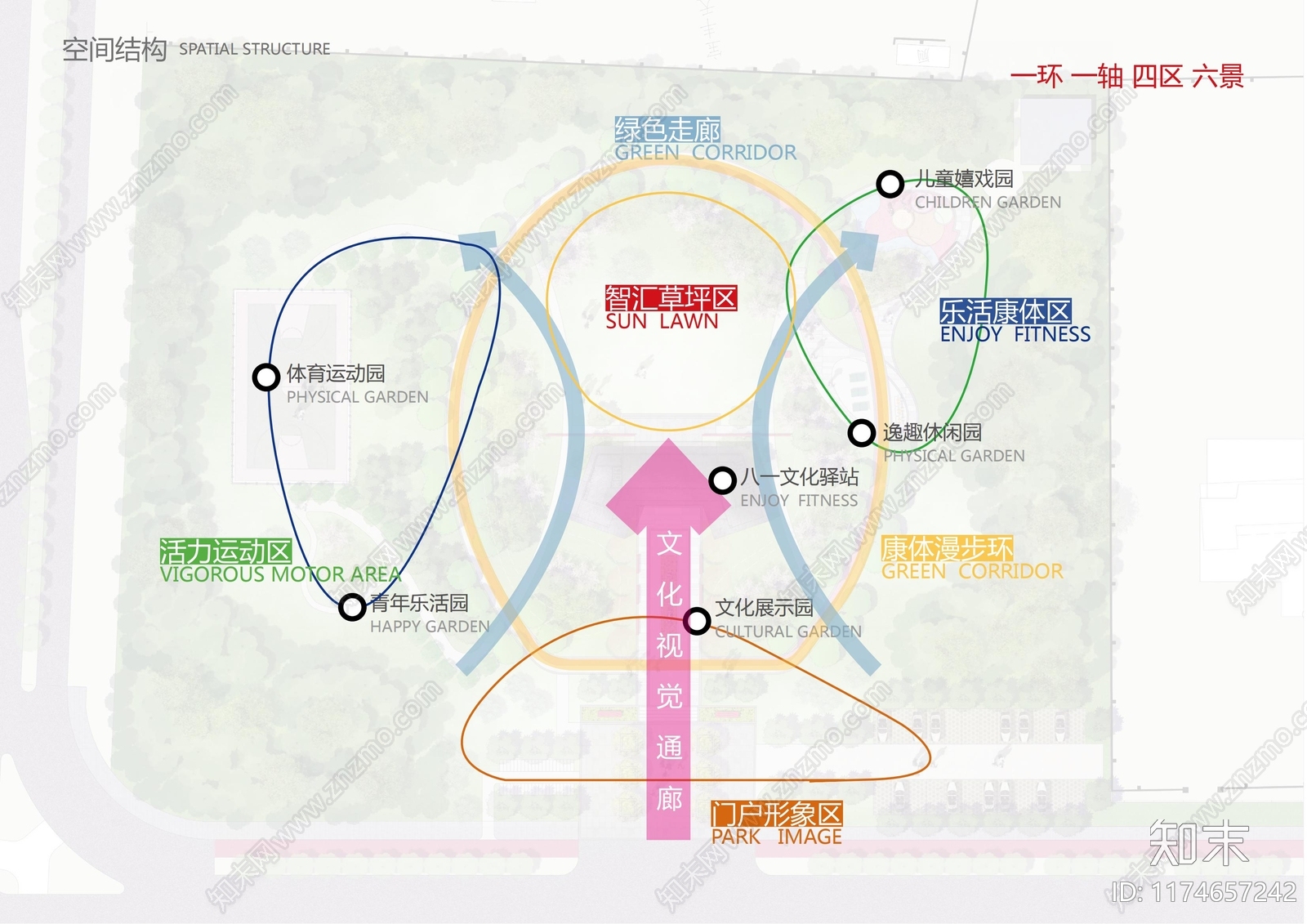 现代新中式口袋公园景观下载【ID:1174657242】