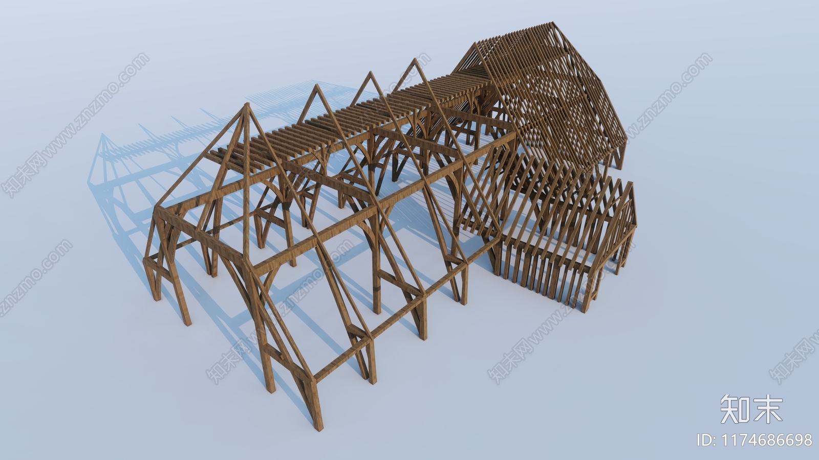 现代新中式其他工业建筑SU模型下载【ID:1174686698】