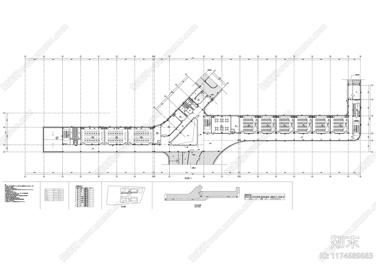 现代学校建筑cad施工图下载【ID:1174689683】