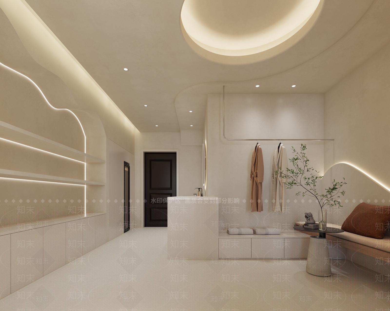 现代花店3D模型下载【ID:1214796704】