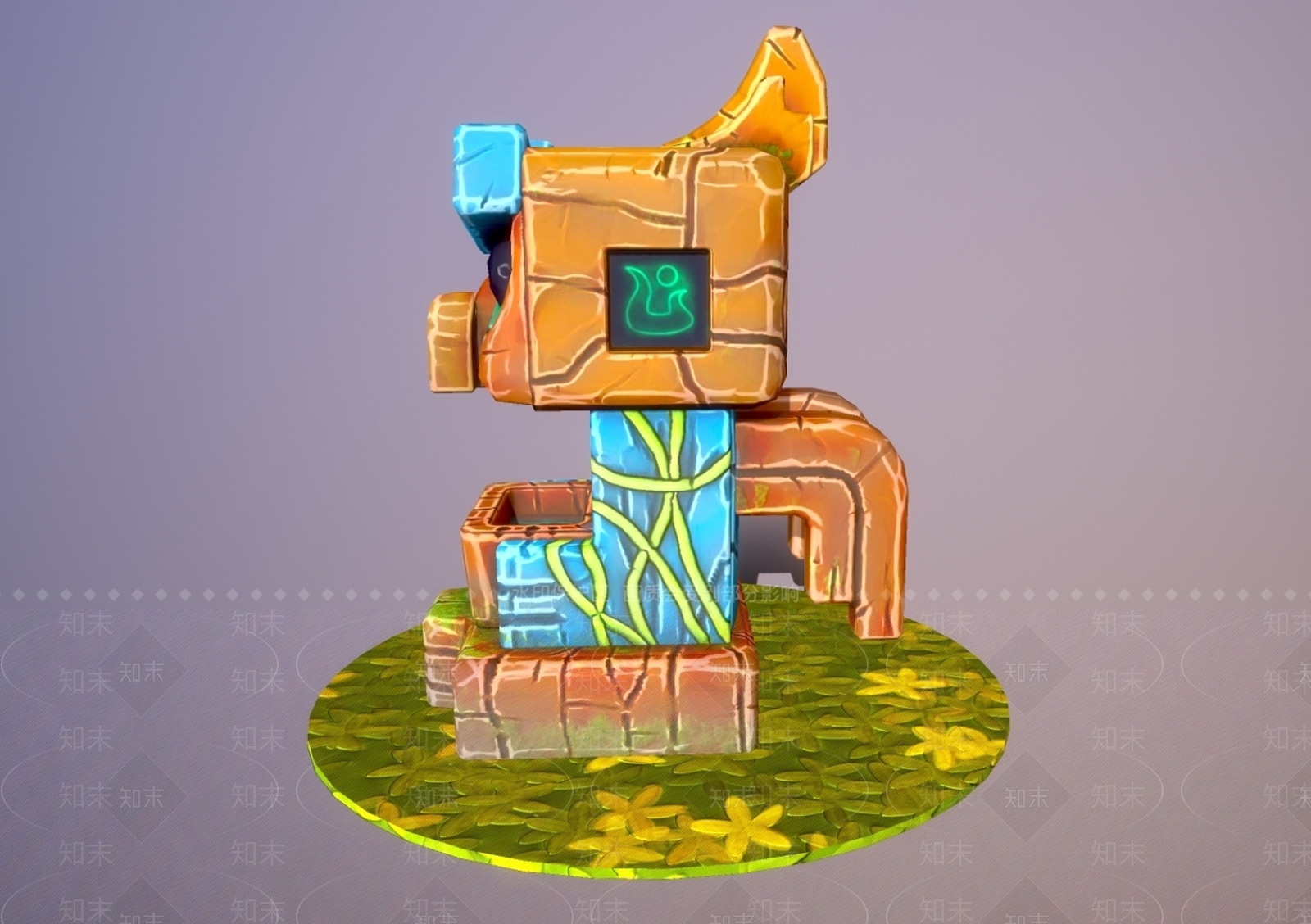 现代艺术风格建筑3D模型下载【ID:1174697698】