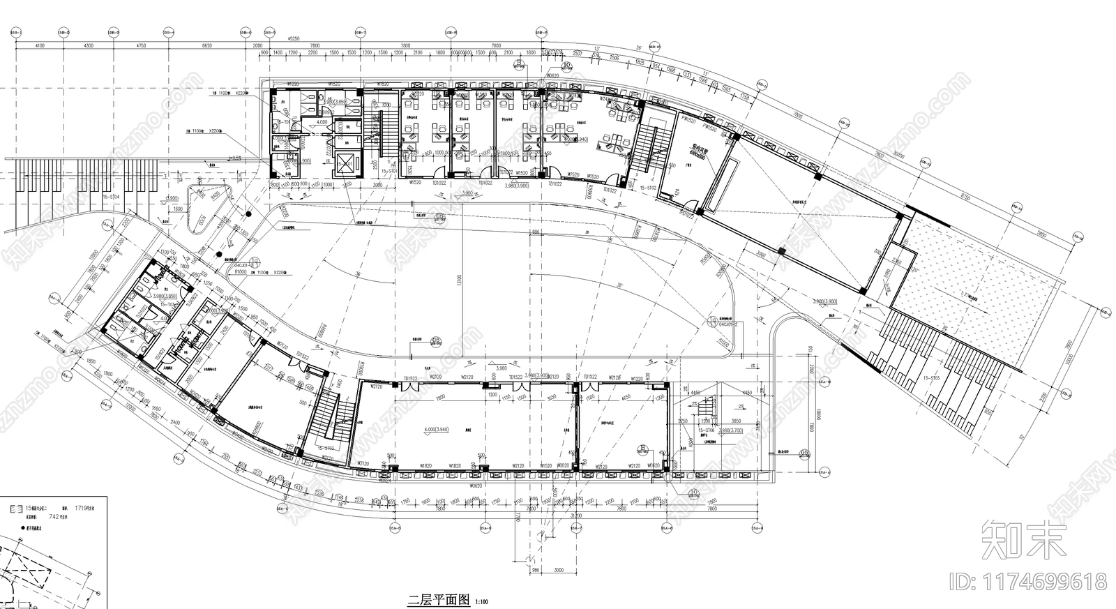 现代学校建筑cad施工图下载【ID:1174699618】