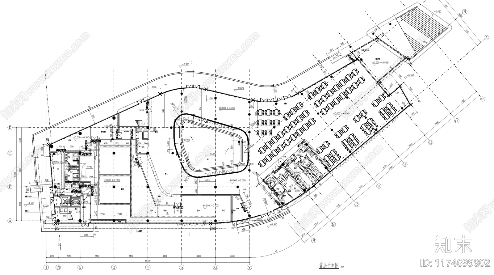 现代学校建筑施工图下载【ID:1174699802】