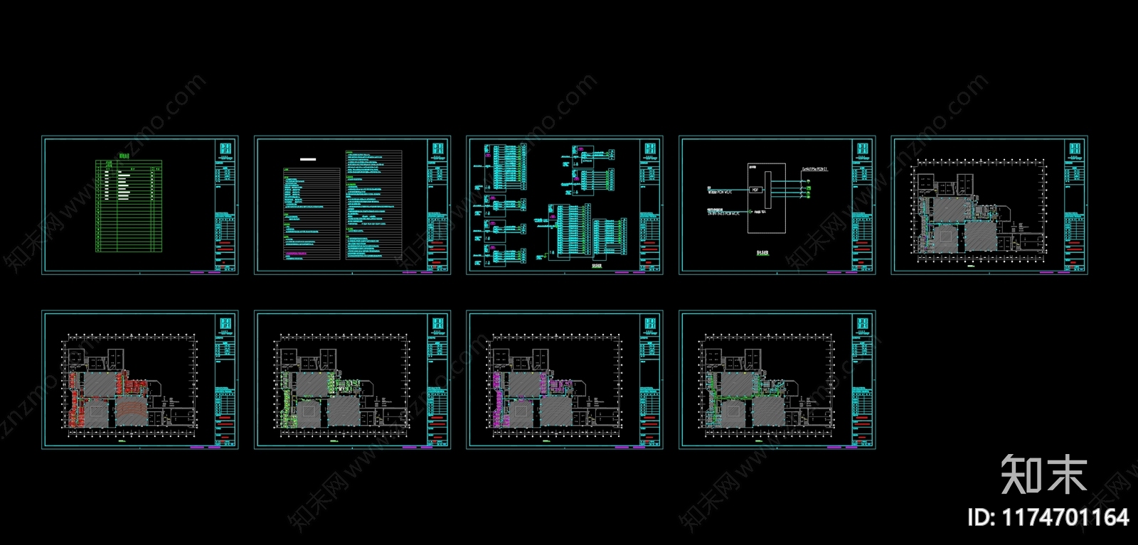 电气图cad施工图下载【ID:1174701164】