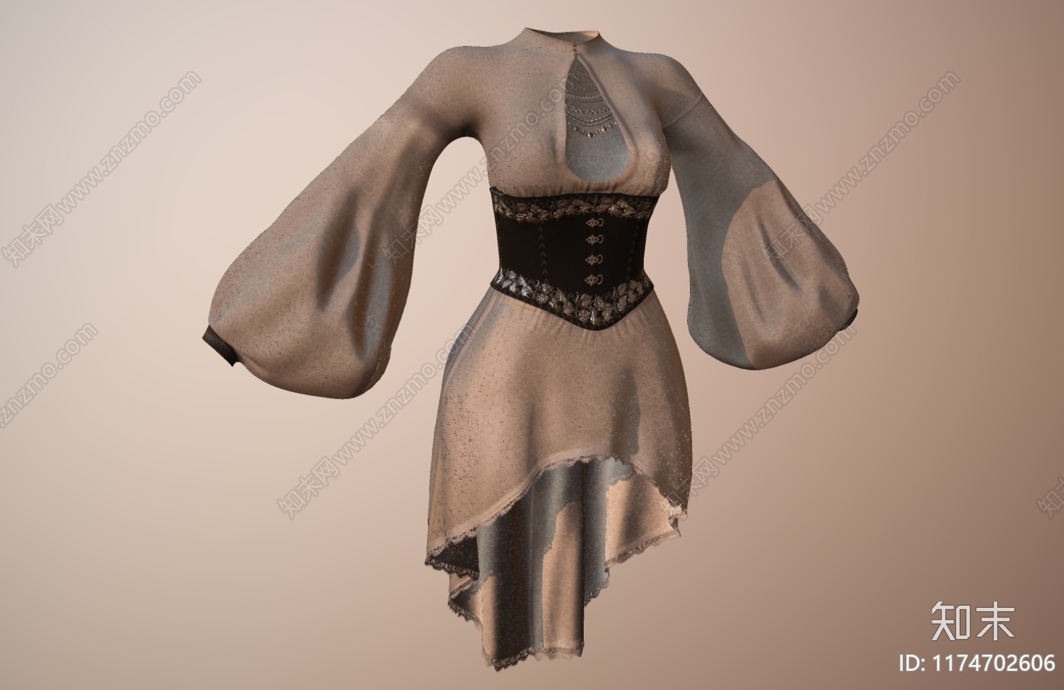 衣服3D模型下载【ID:1174702606】