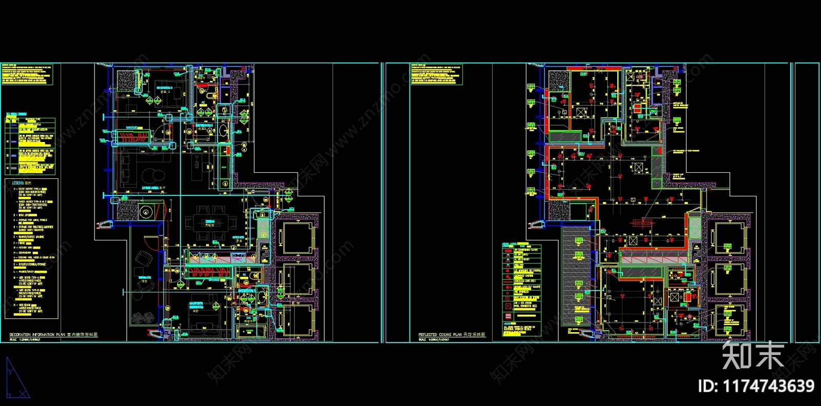 平层施工图下载【ID:1174743639】