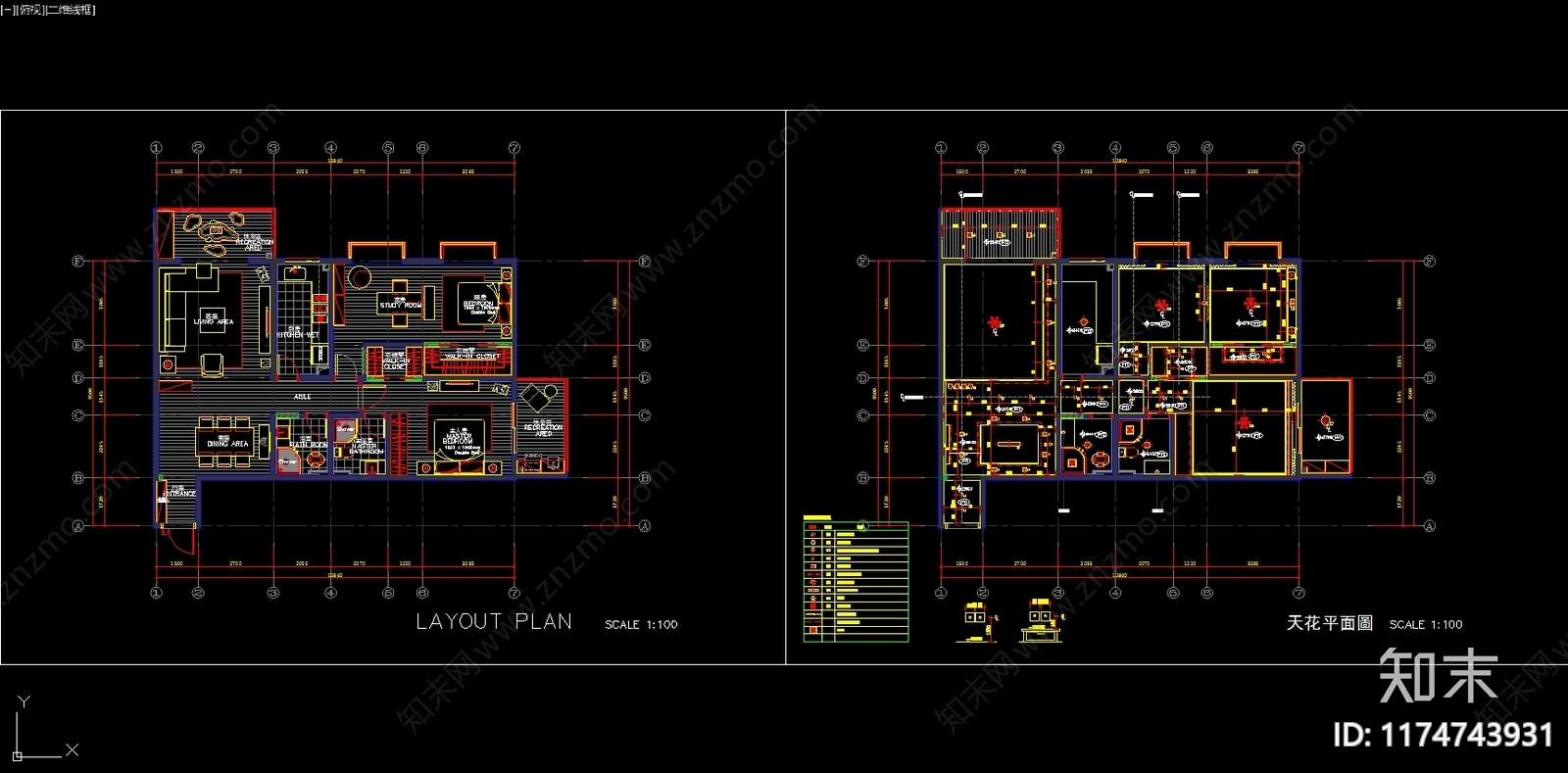 平层施工图下载【ID:1174743931】