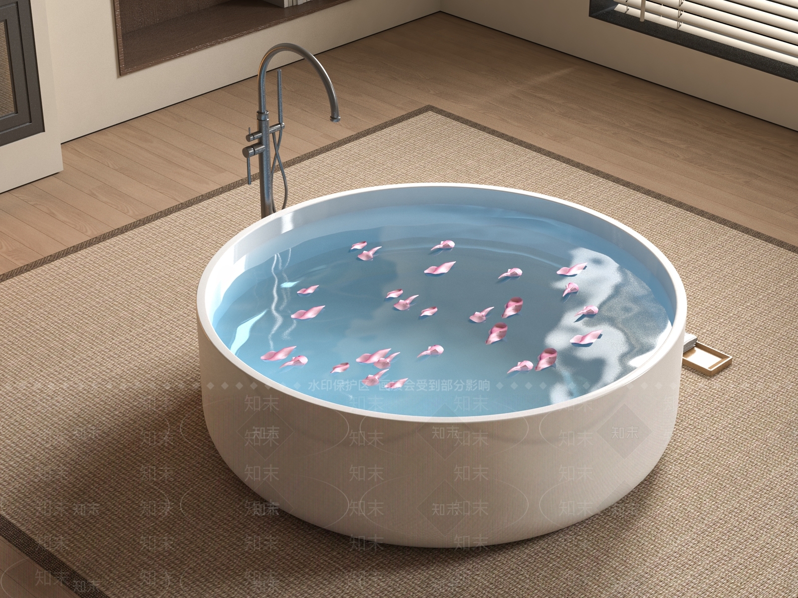 浴缸3D模型下载【ID:1174757429】