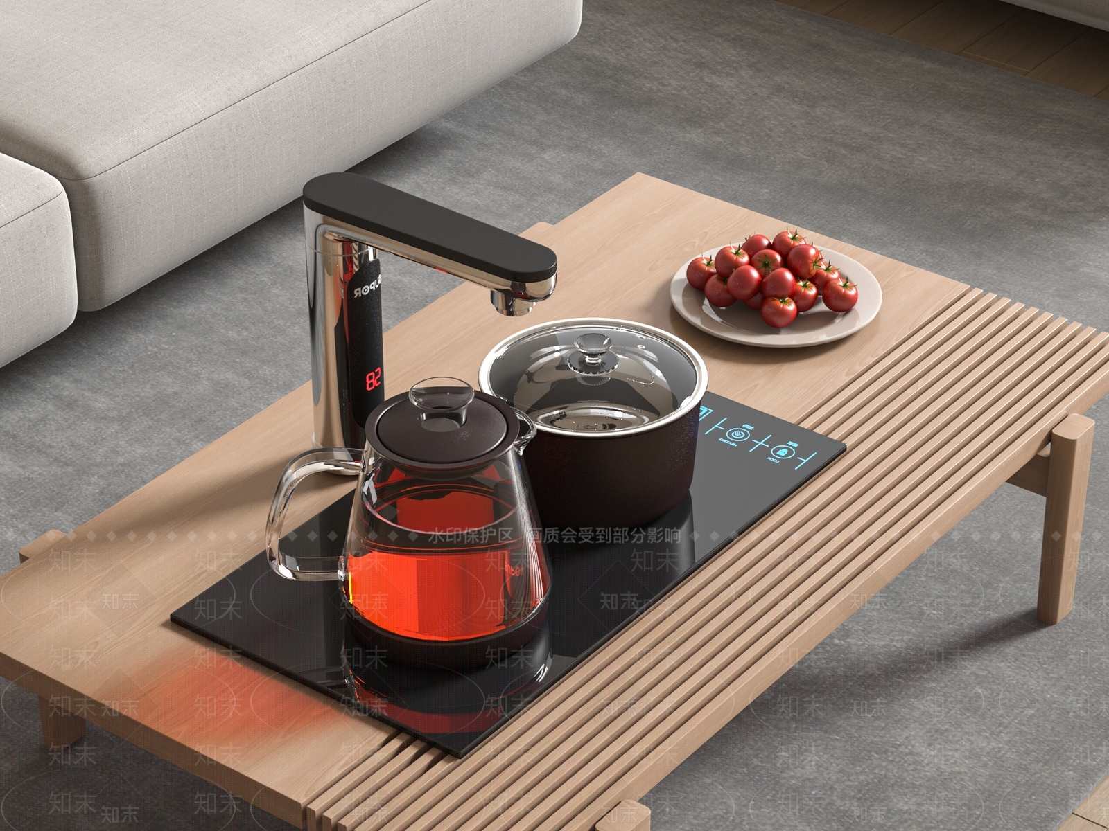 电磁炉SU模型下载【ID:1174760202】