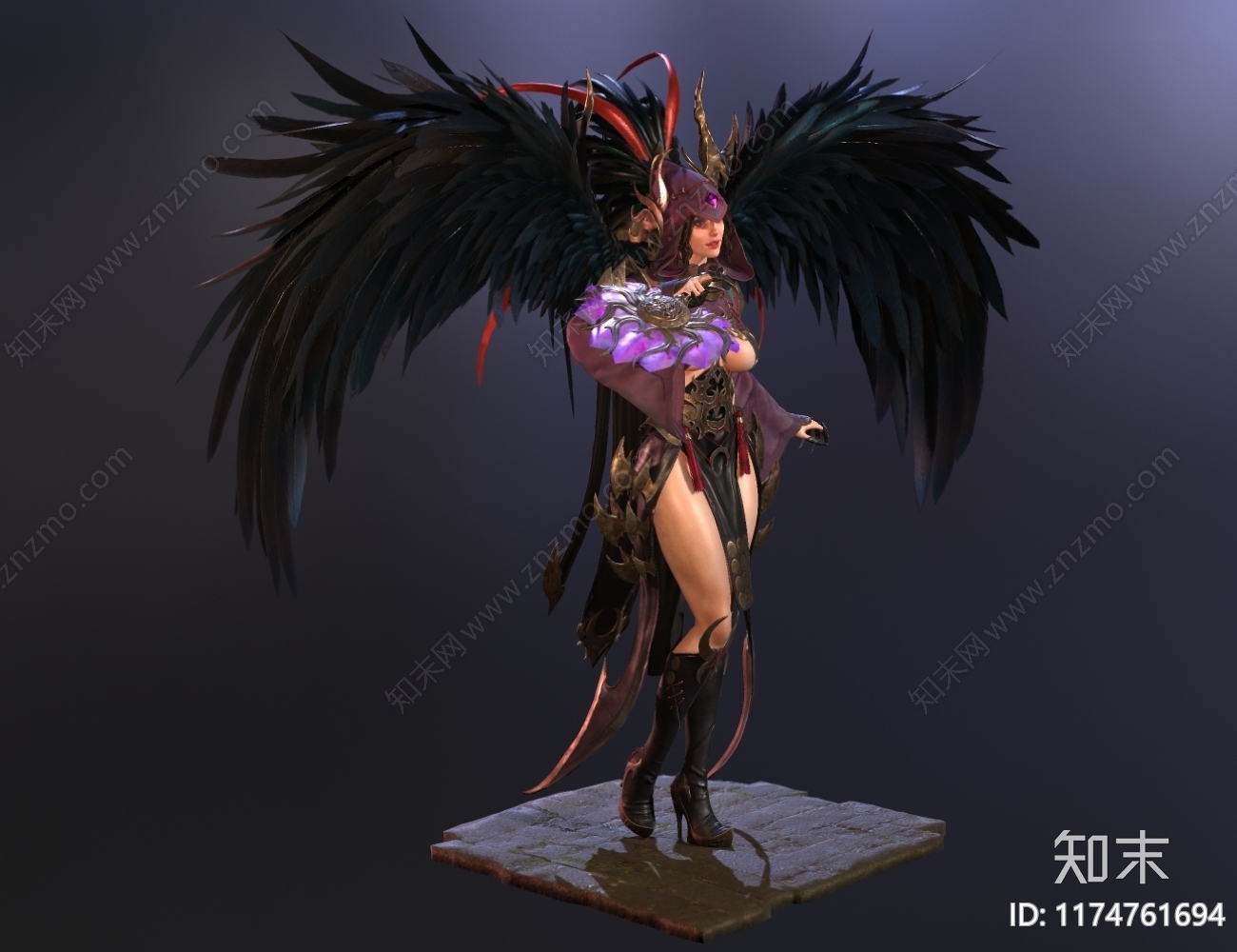 女人3D模型下载【ID:1174761694】