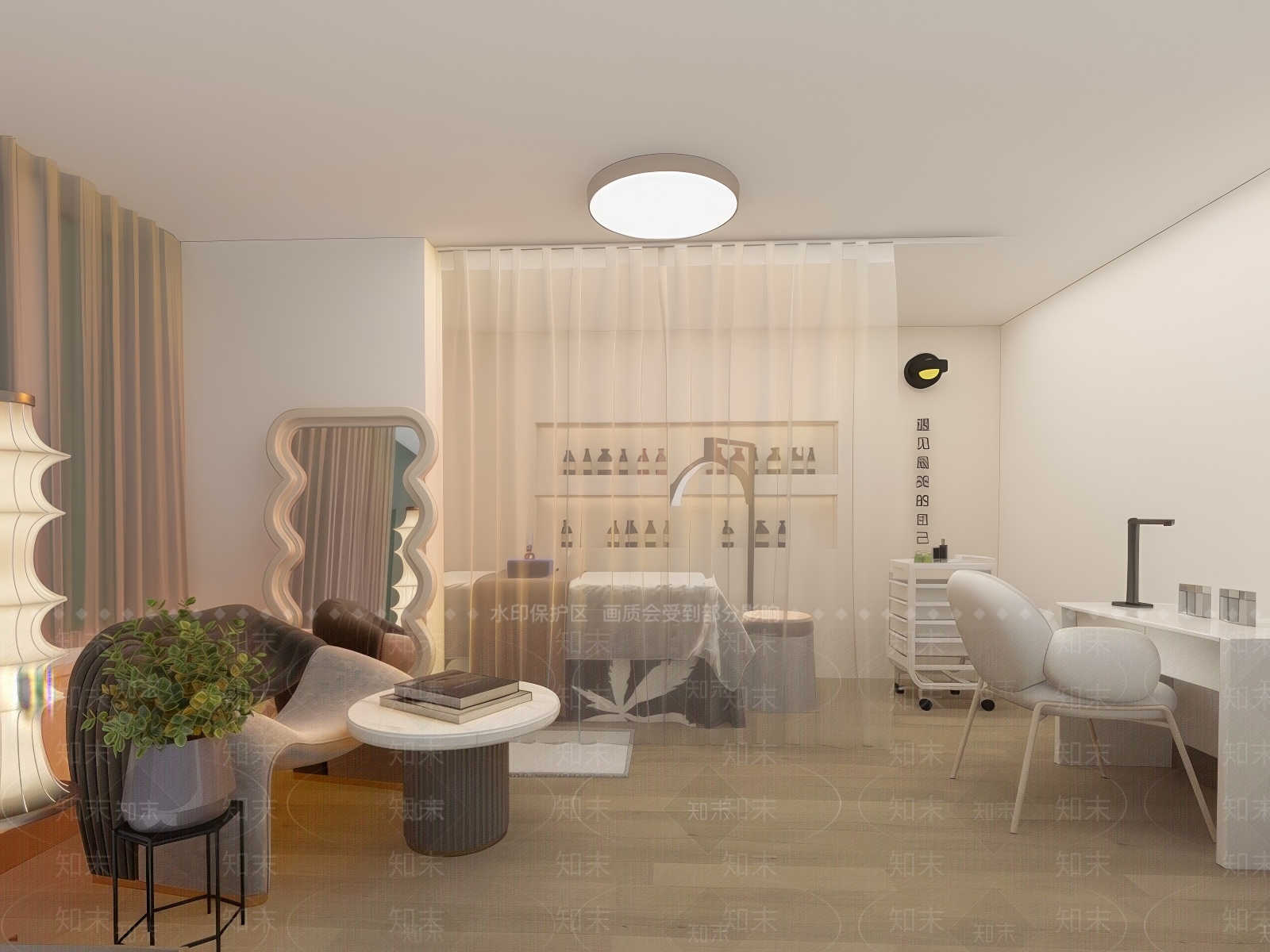 现代美容院3D模型下载【ID:1174772892】