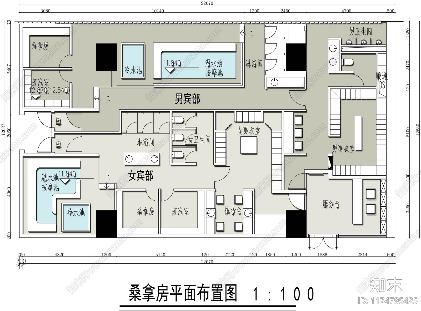 现代其他休闲娱乐空间cad施工图下载【ID:1174795425】