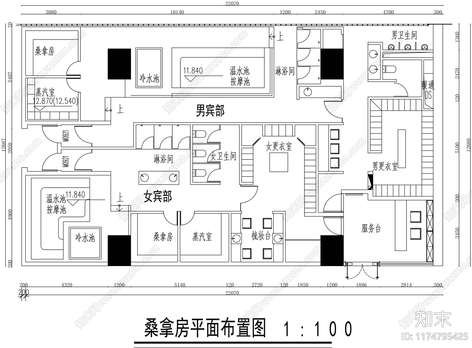 现代其他休闲娱乐空间cad施工图下载【ID:1174795425】