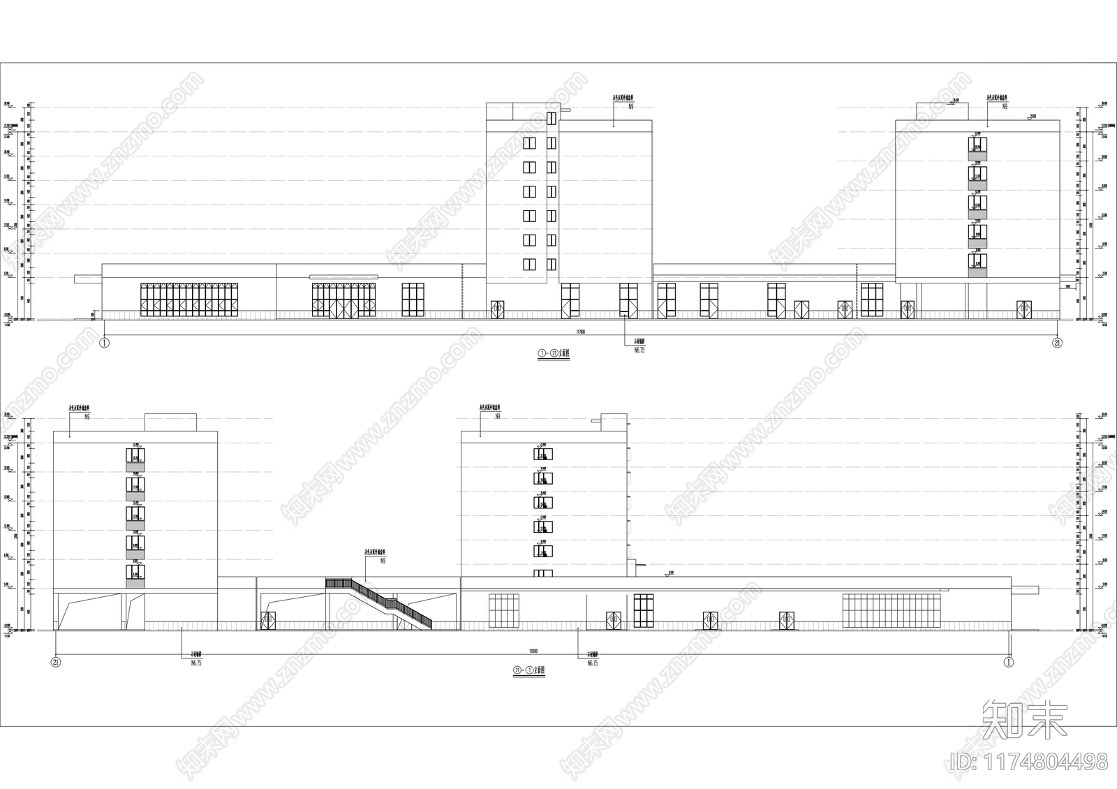 现代其他居住建筑cad施工图下载【ID:1174804498】