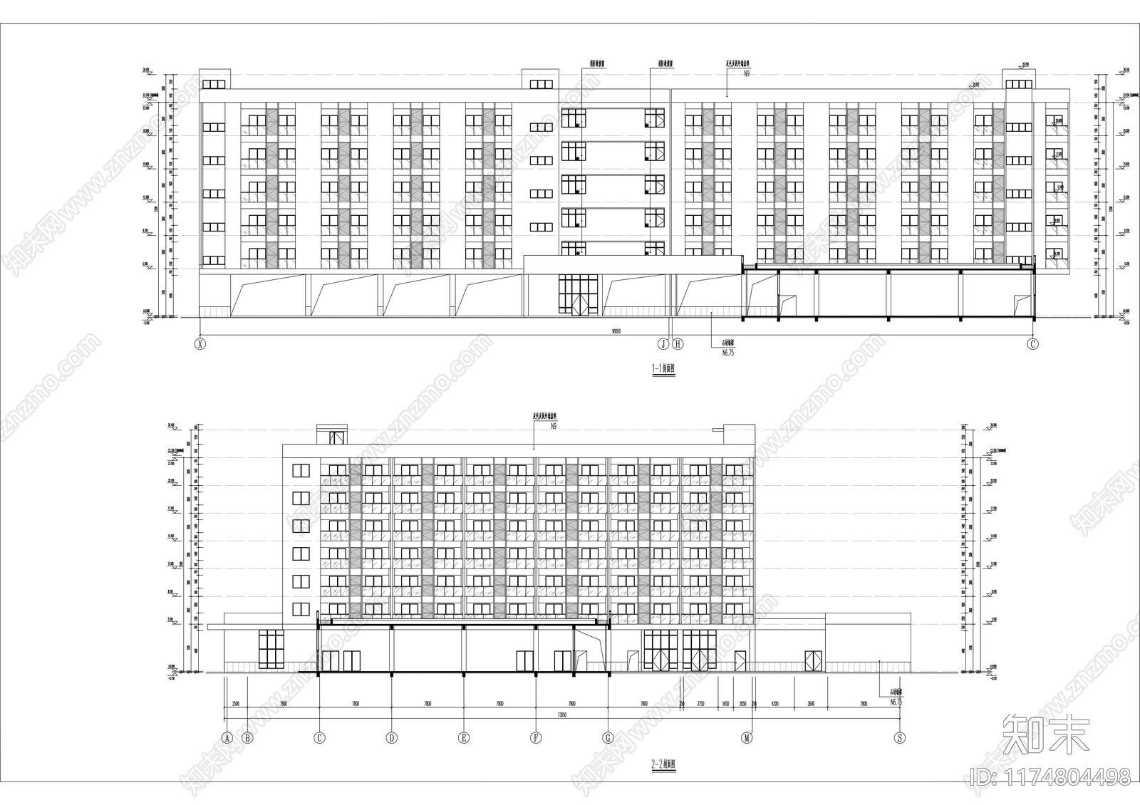 现代其他居住建筑cad施工图下载【ID:1174804498】