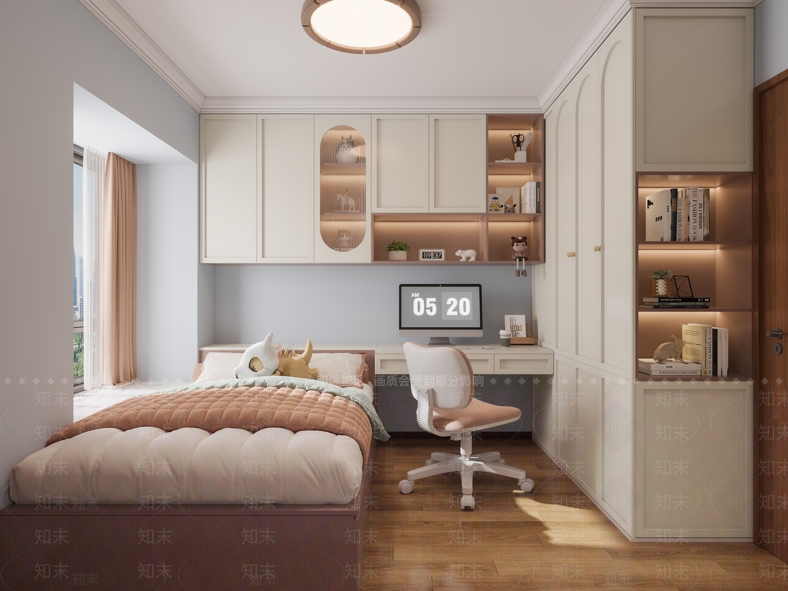 现代家居卧室3D模型下载【ID:1174806304】