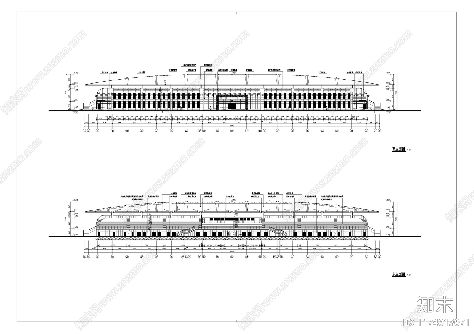 现代建筑工程节点cad施工图下载【ID:1174813071】