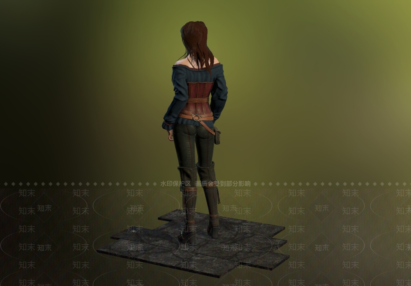 女人3D模型下载【ID:1174819149】