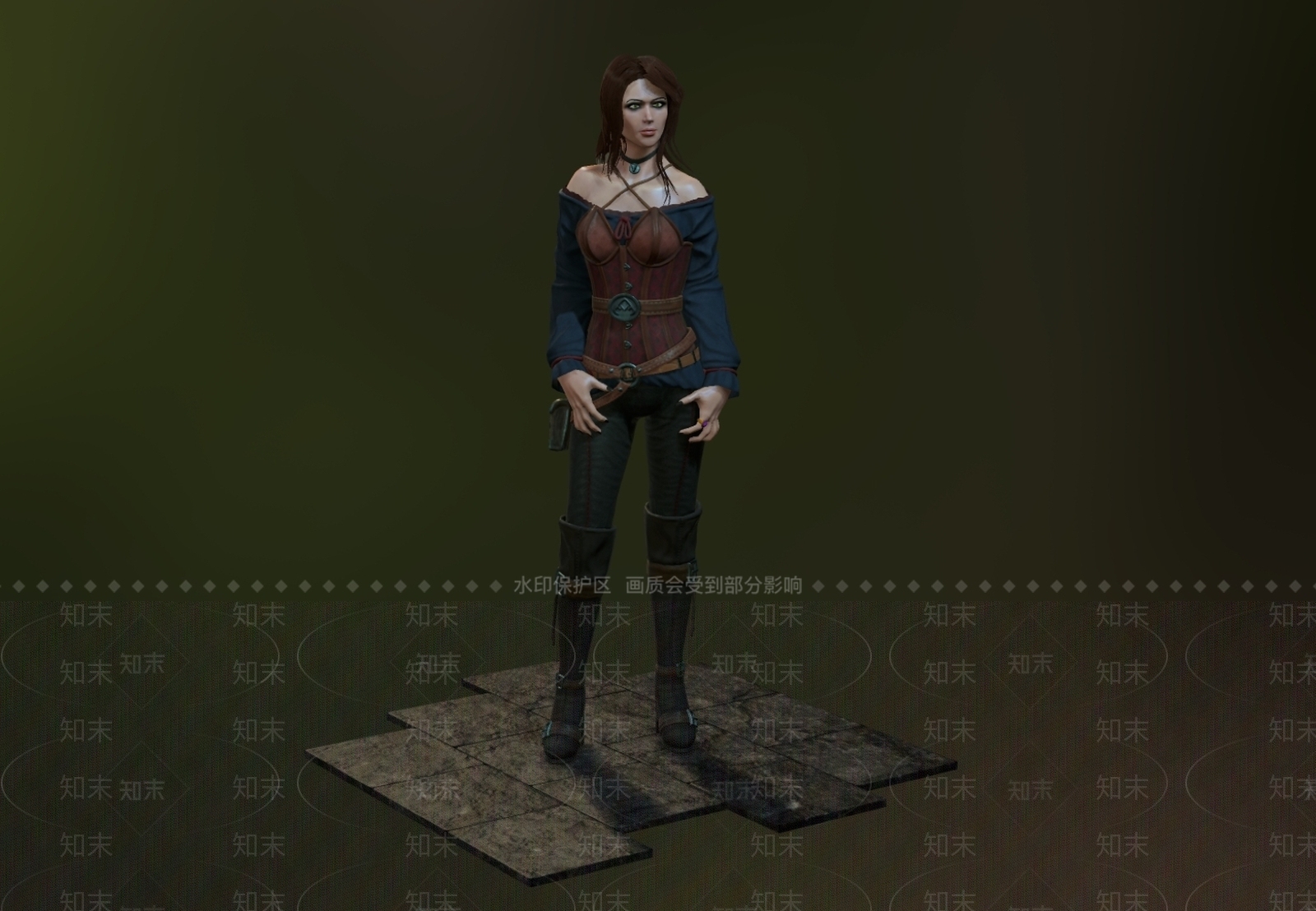 女人3D模型下载【ID:1174819149】