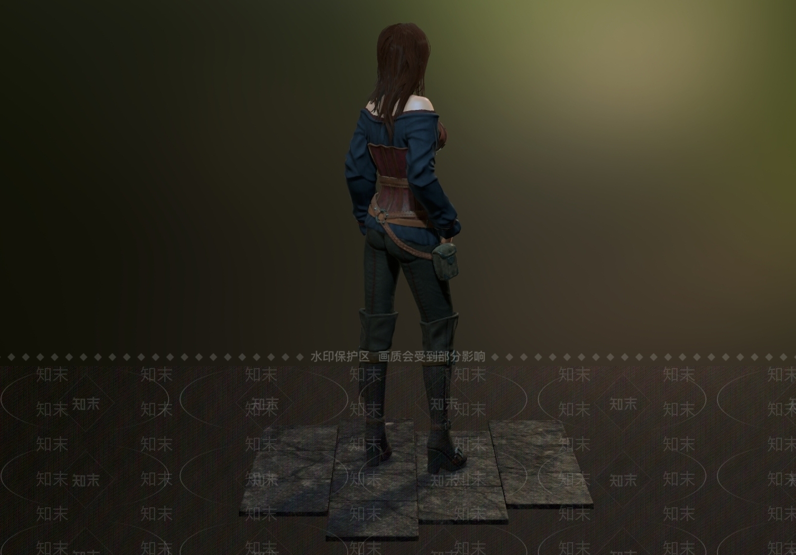 女人3D模型下载【ID:1174819149】