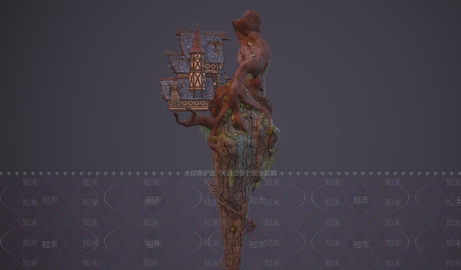 现代艺术风格建筑3D模型下载【ID:1174822096】