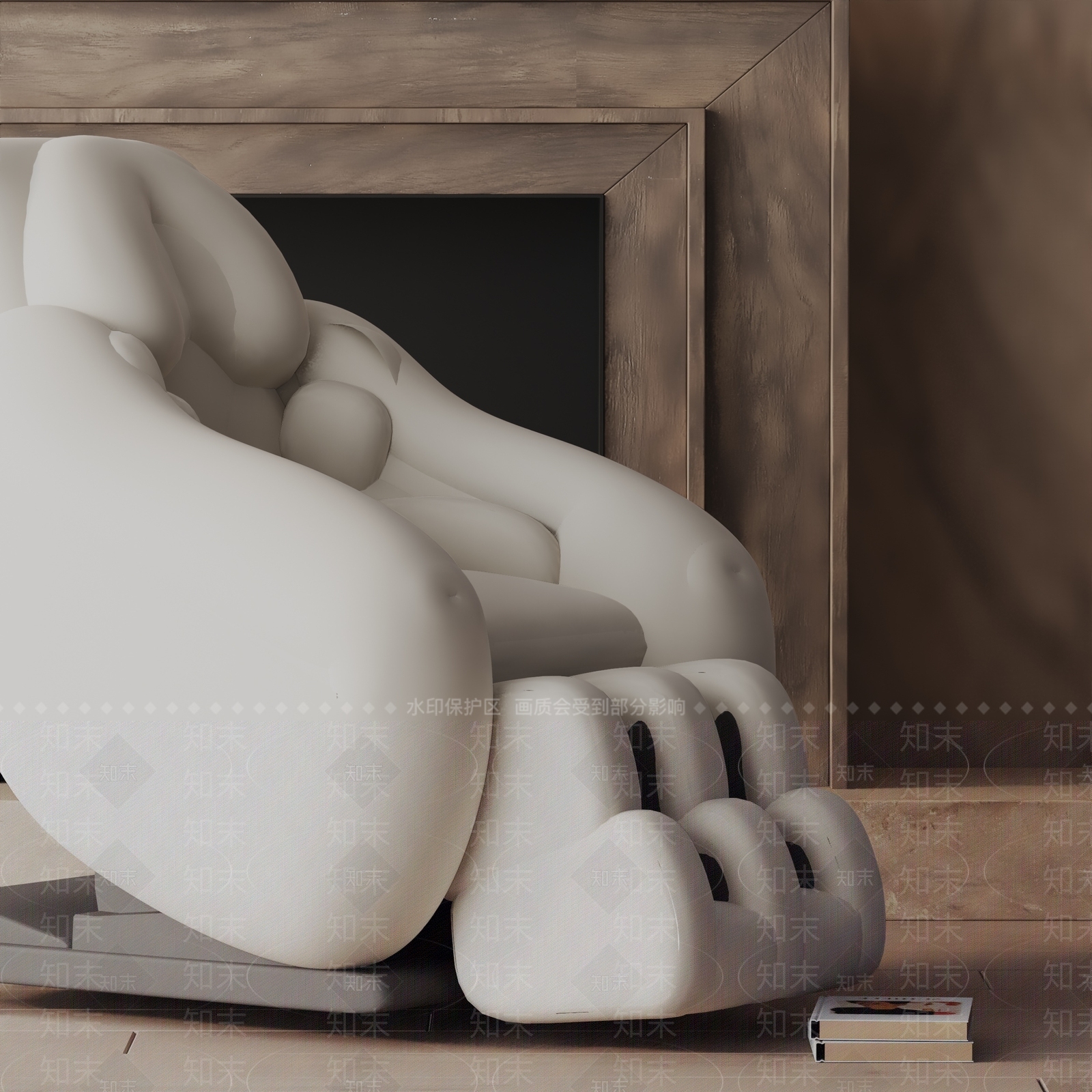 现代按摩椅3D模型下载【ID:1174827726】