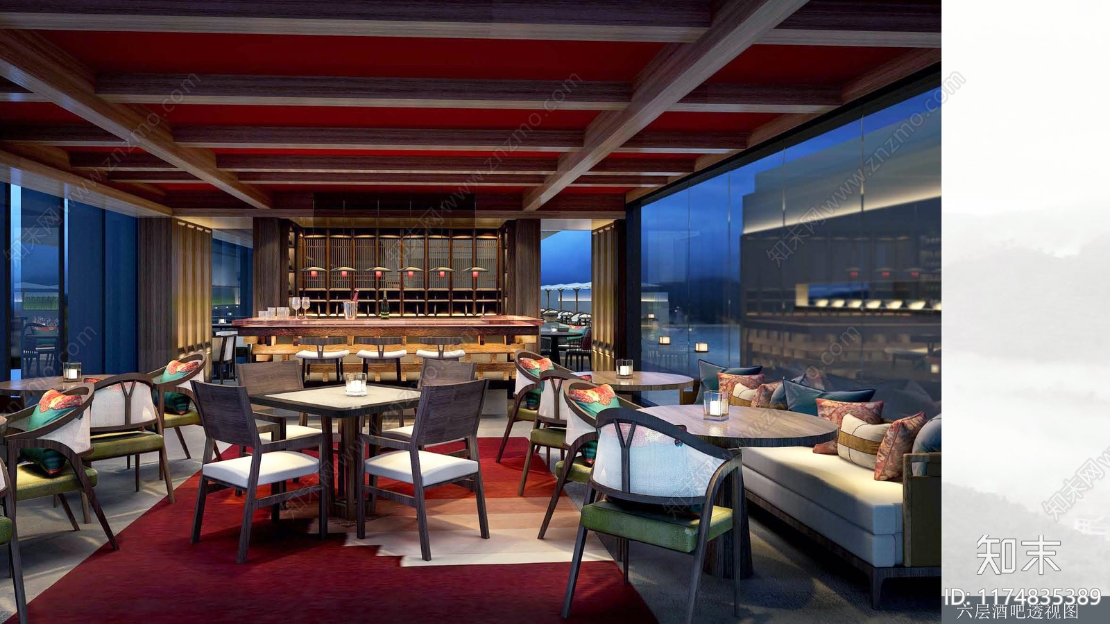 现代新中式驿站施工图下载【ID:1174835389】