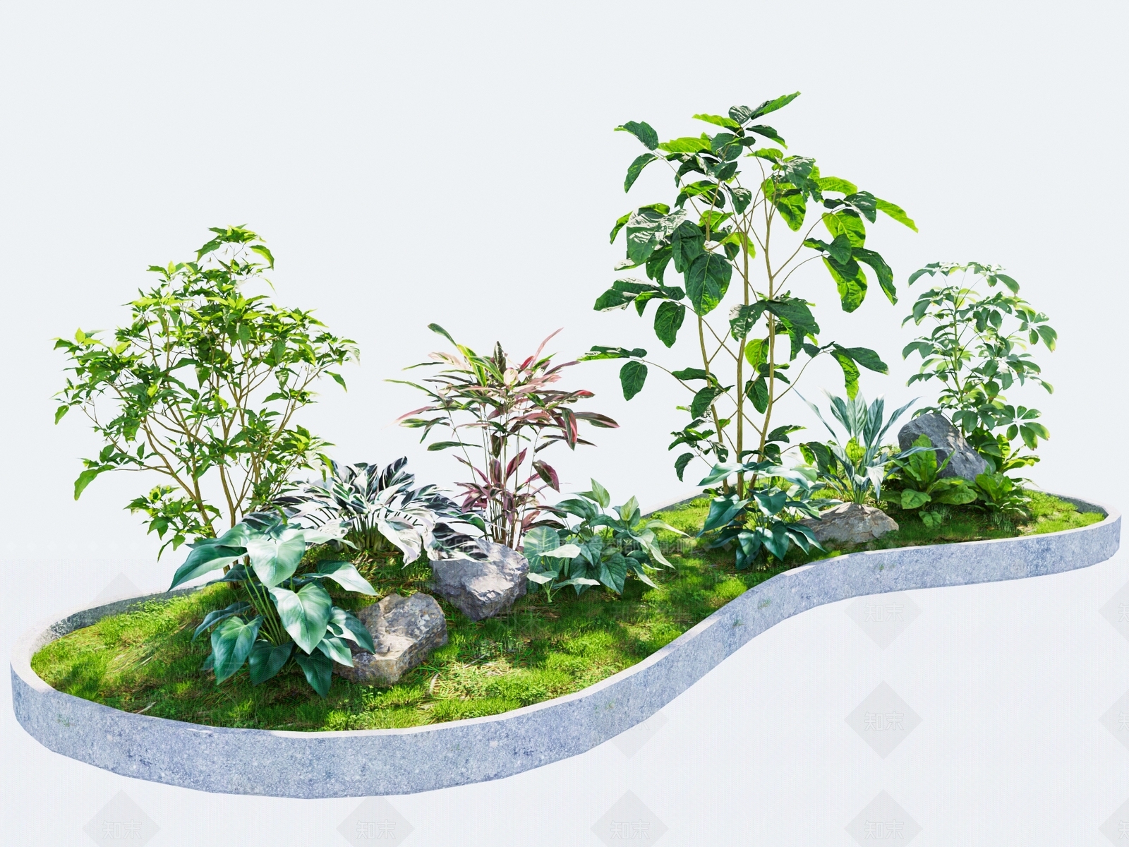 灌木SU模型下载【ID:1174835552】
