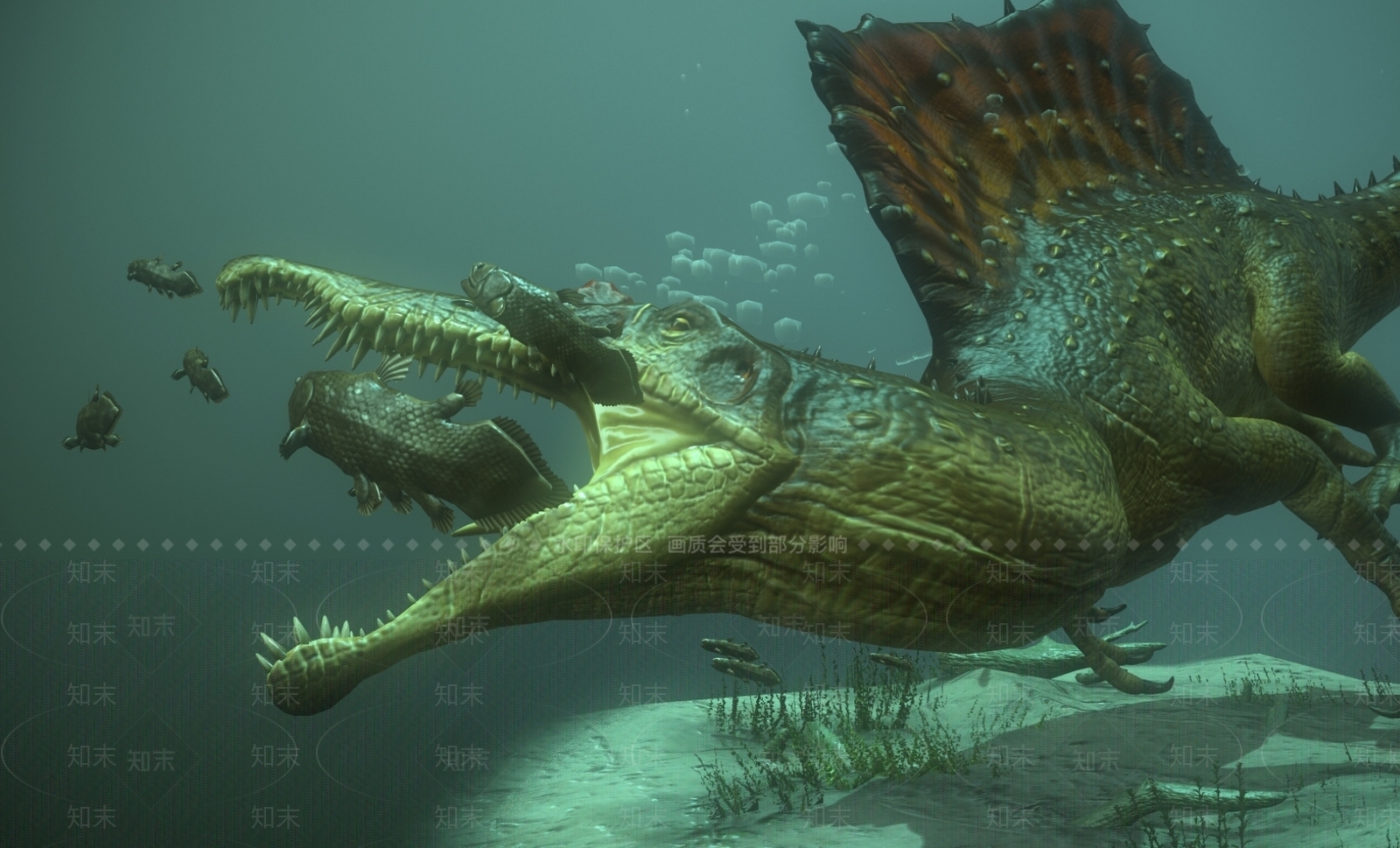 爬行类动物3D模型下载【ID:1174837658】