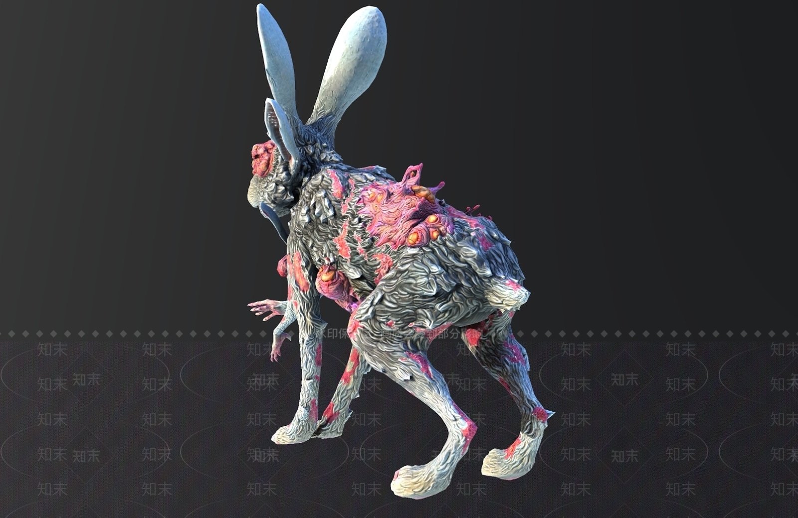 爬行类动物3D模型下载【ID:1174844517】