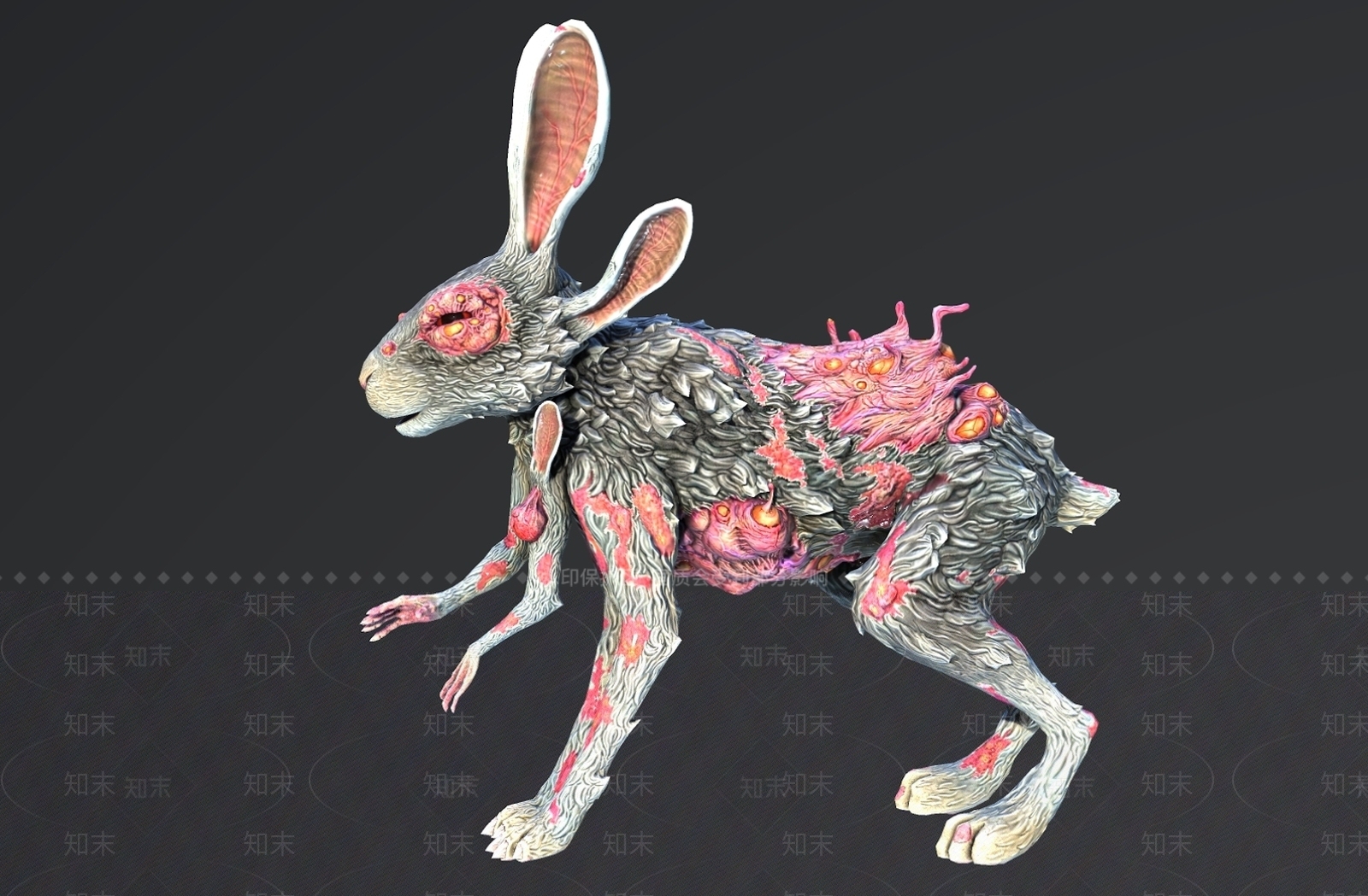 爬行类动物3D模型下载【ID:1174844517】
