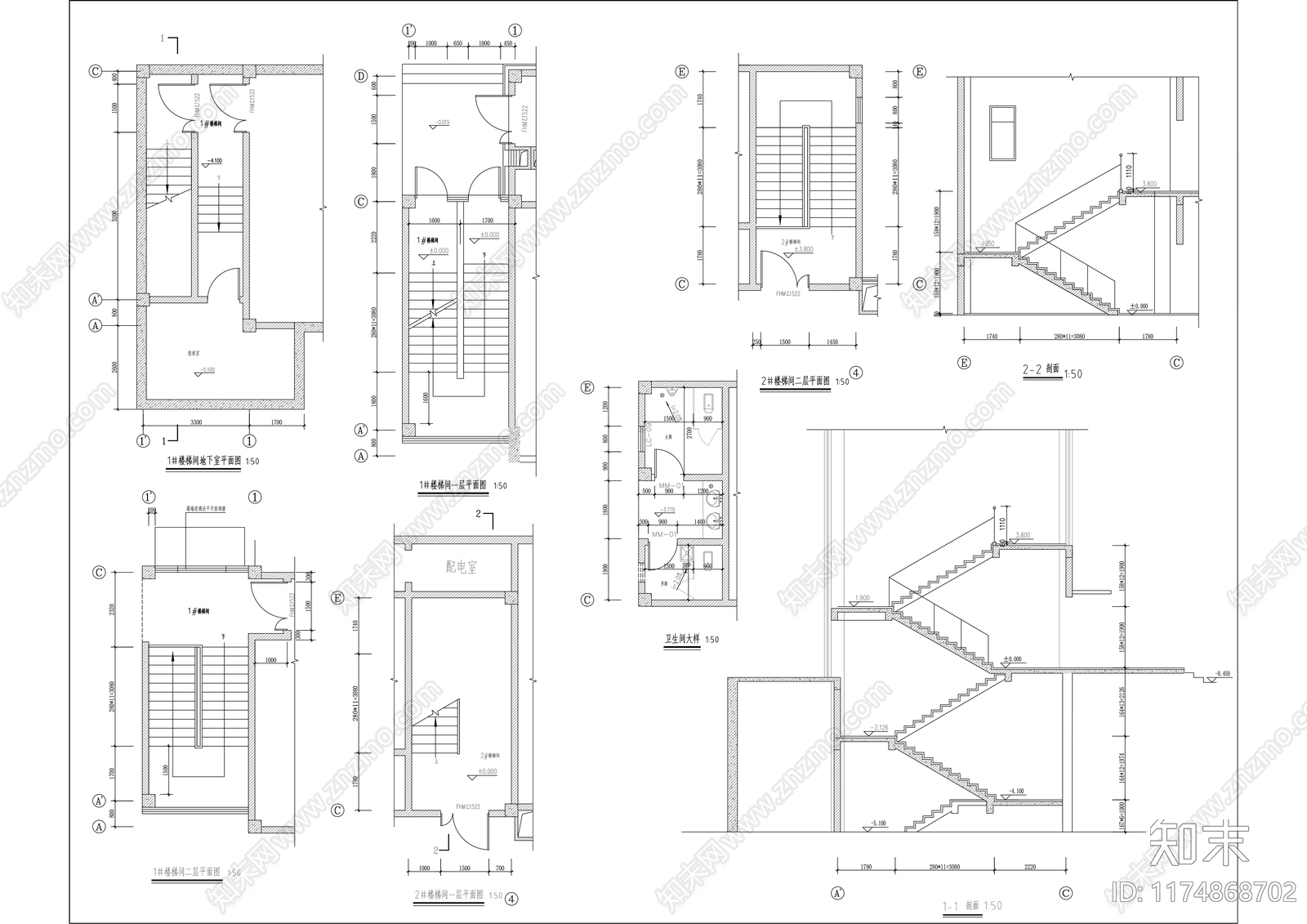 中式其他商业建筑施工图下载【ID:1174868702】