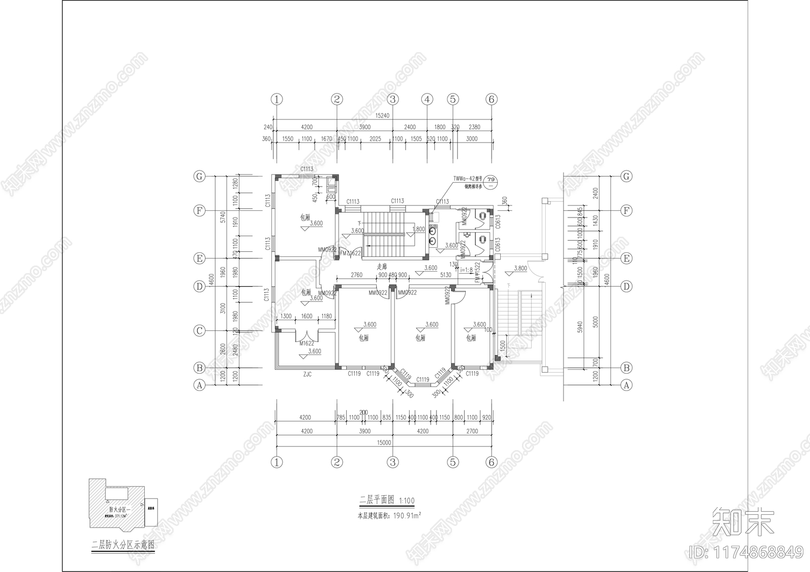 中式其他商业建筑cad施工图下载【ID:1174868849】