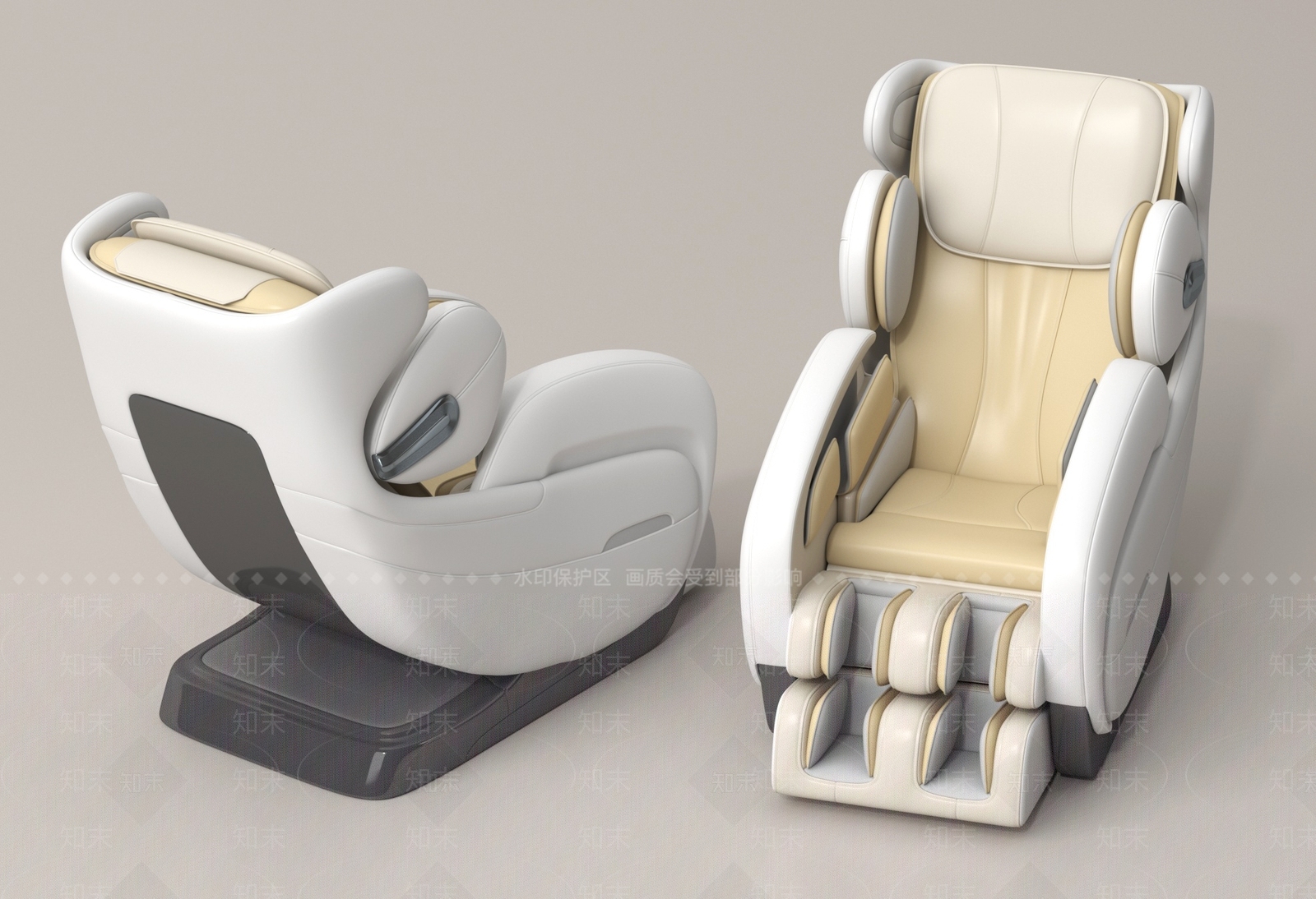 现代按摩椅3D模型下载【ID:1174869793】