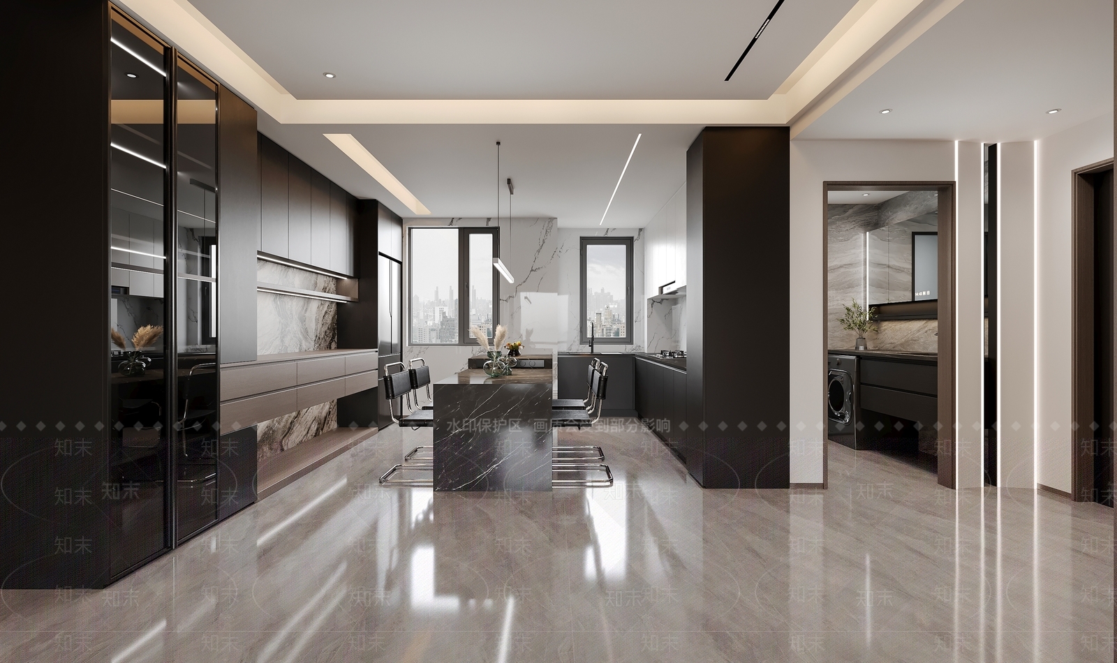 现代其他通用空间3D模型下载【ID:1214798850】