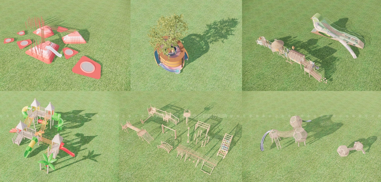 游乐设施SU模型下载【ID:1174883818】