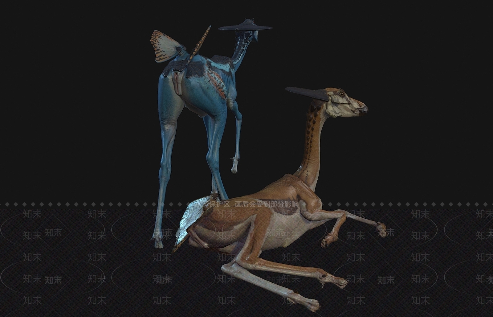 爬行类动物3D模型下载【ID:1174887449】