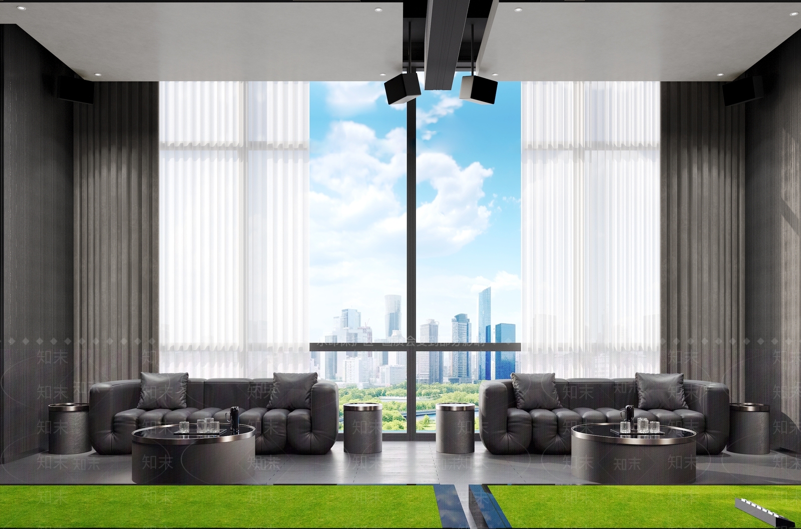 现代意式其他娱乐空间3D模型下载【ID:1174890238】