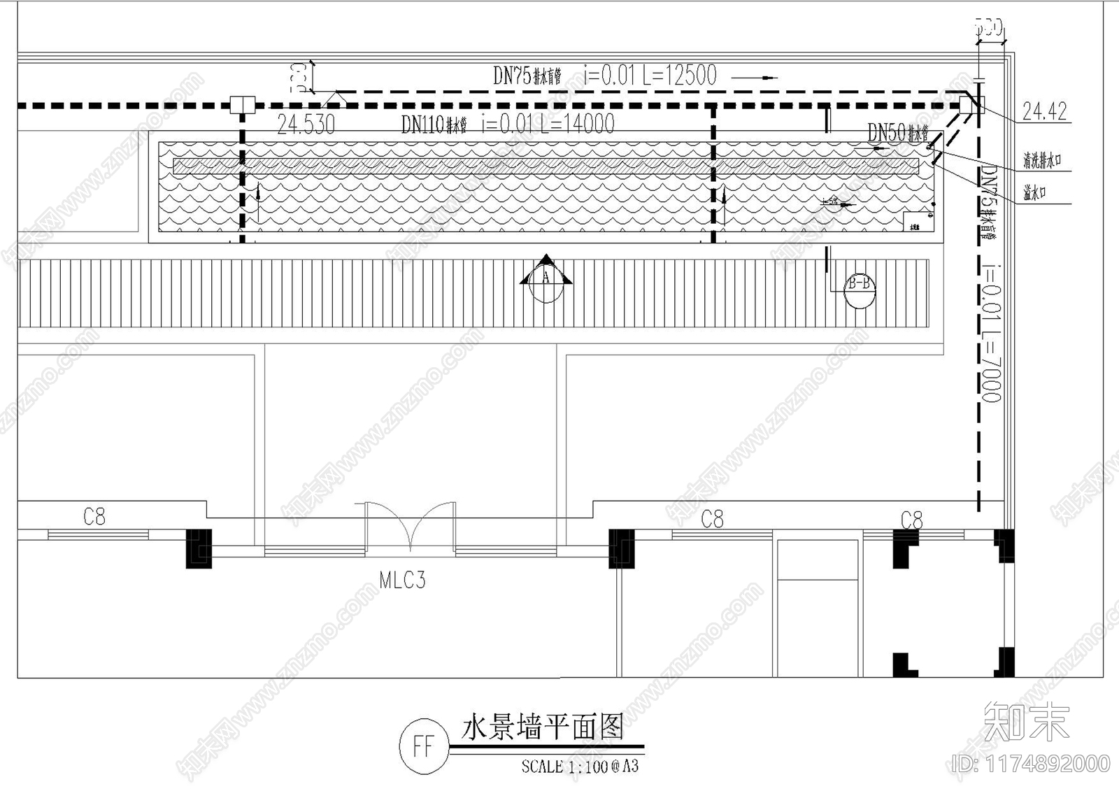 现代商业景观cad施工图下载【ID:1174892000】