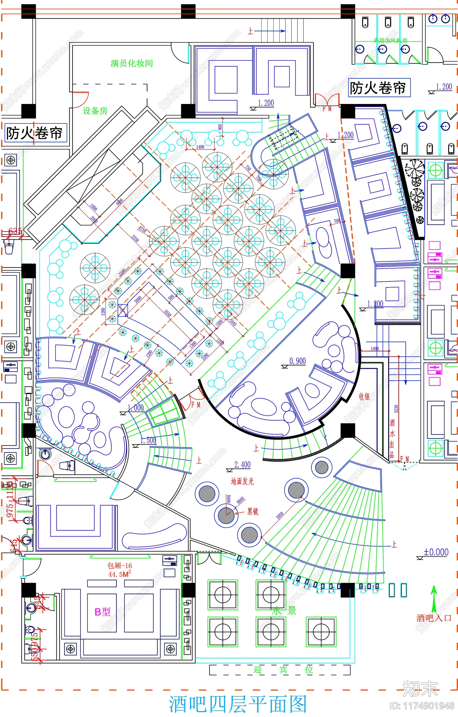 现代工装图库施工图下载【ID:1174901948】