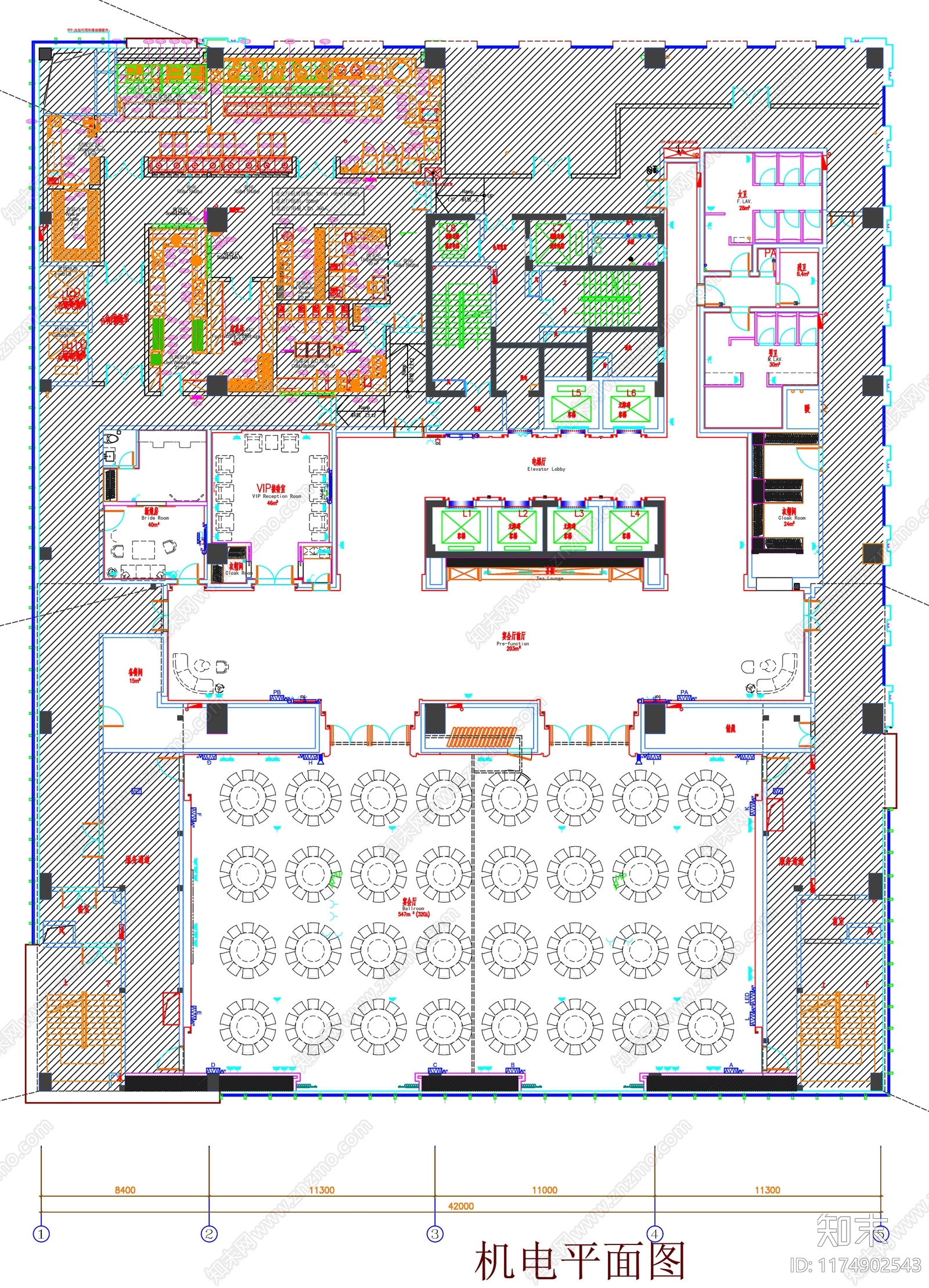 现代工装图库cad施工图下载【ID:1174902543】