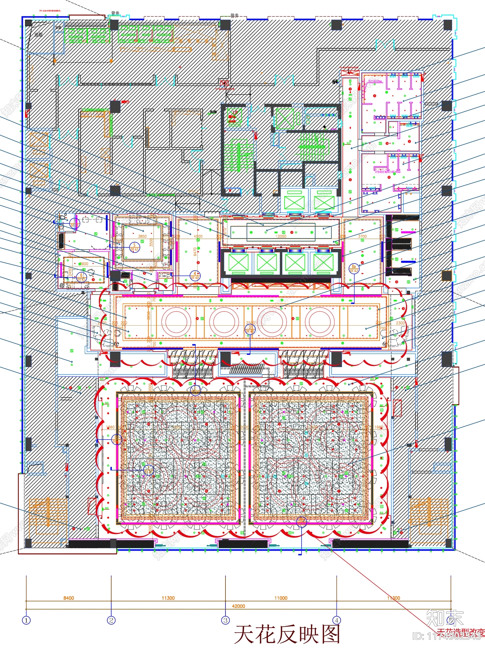 现代工装图库cad施工图下载【ID:1174902543】
