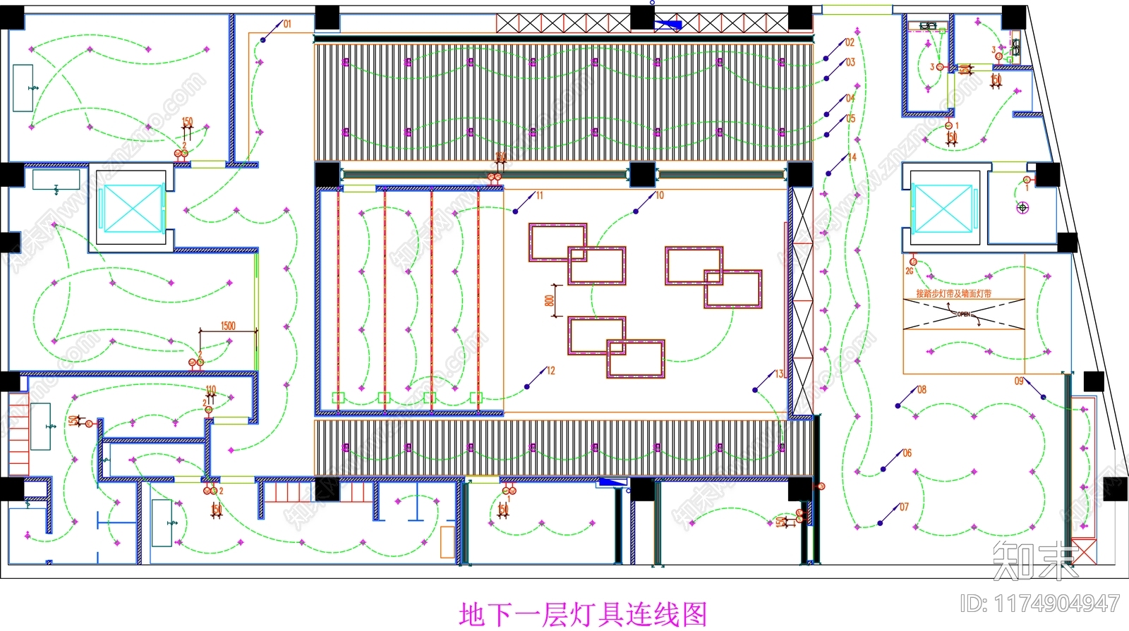 现代工装图库cad施工图下载【ID:1174904947】