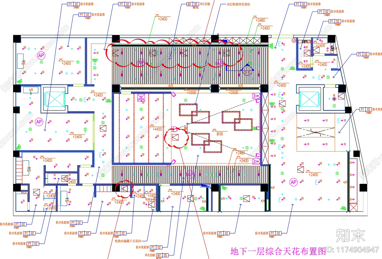 现代工装图库cad施工图下载【ID:1174904947】
