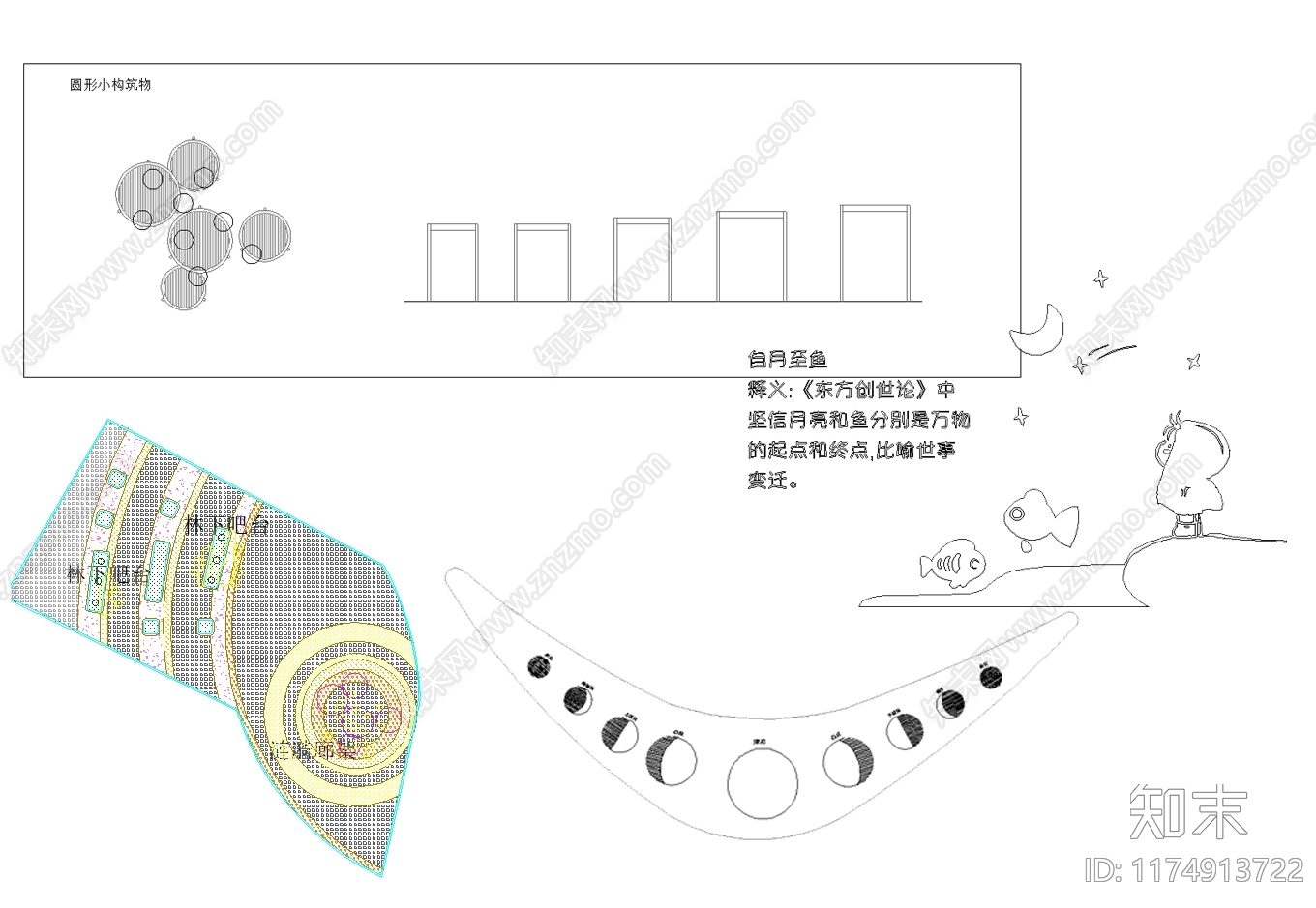 景观节点cad施工图下载【ID:1174913722】