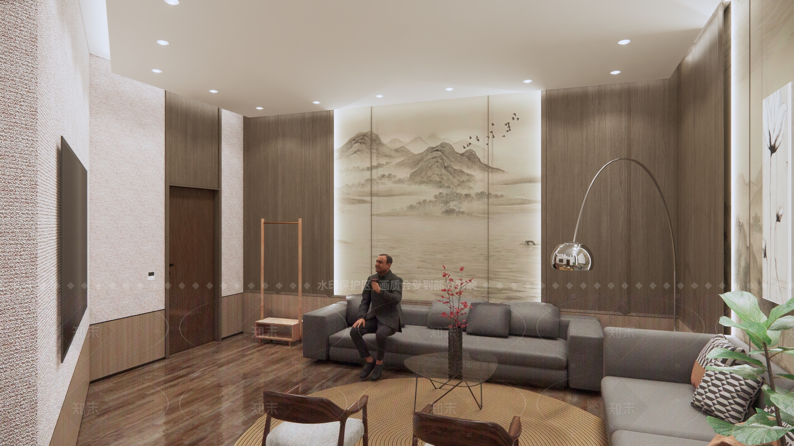 现代报告厅SU模型下载【ID:1174917050】